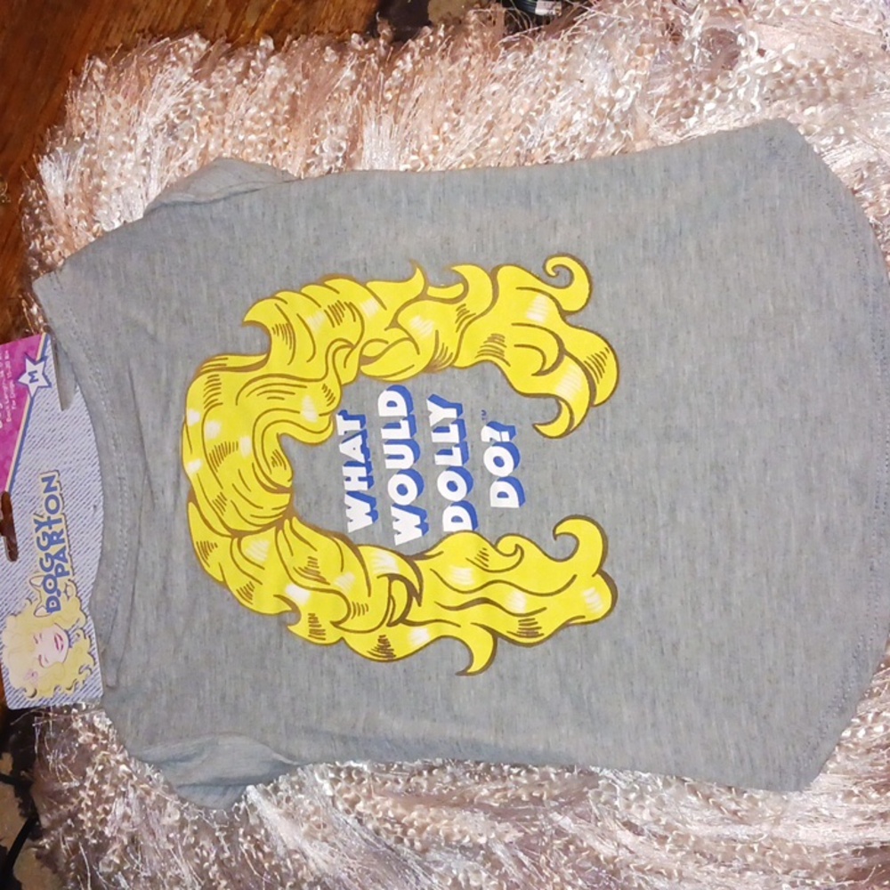 DOGGY PARTON PET TEE SHIRT BY DOLLY PARTON